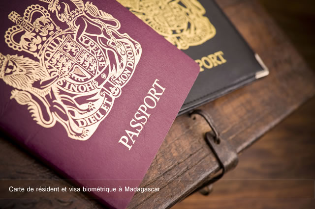carte de résident et visa biométrique à Madagascar