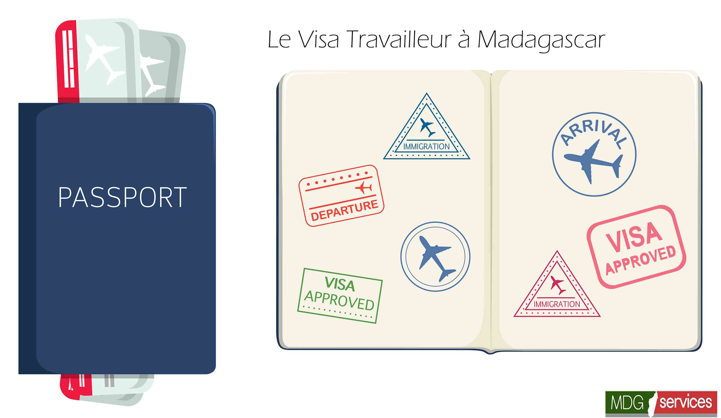 visa travailleur à Madagascar